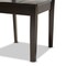 Baxton Studio Fenton Modern and Contemporary Transitional Dark Brown Finished Wood 2-Piece Dining Chair Set 177-11377-Zoro - alternate 4